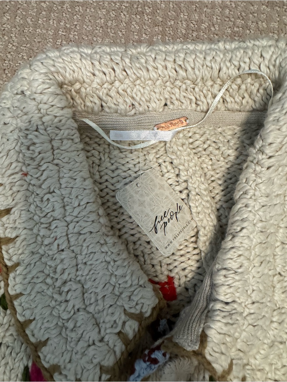 Free people Rosebud Oversize Cardigan XL - Picture 7 of 11